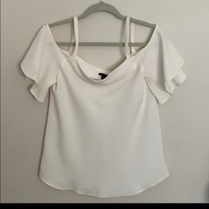 Ann taylor off shoulder blouse